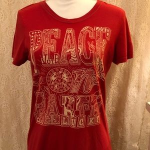 Lucky Brand Peace ladies tee shirt